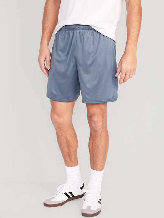 Go-Dry Mesh Basketball Shorts for Men -- 7-inch inseam