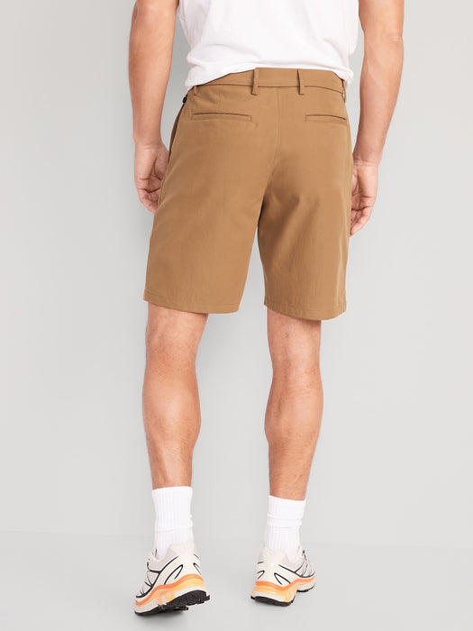 Slim Ultimate Tech Chino Shorts for Men -- 9-inch inseam
