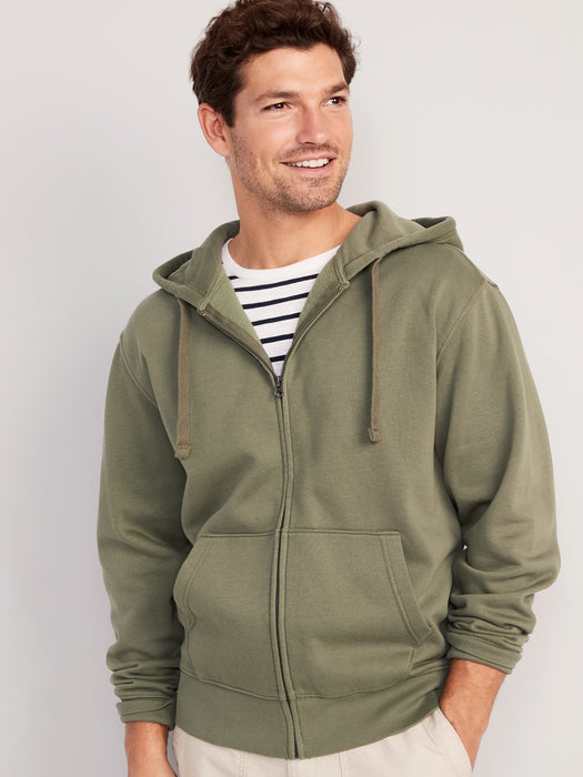 Oversized Zip-Front Hoodie for Men