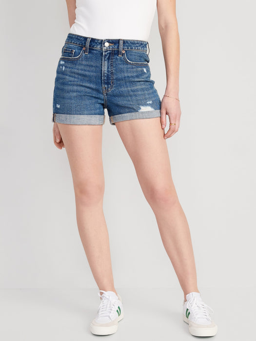 High-Waisted OG Jean Shorts -- 3-inch inseam