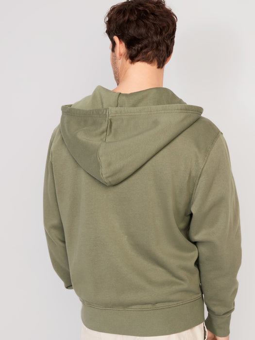 Oversized Zip-Front Hoodie for Men