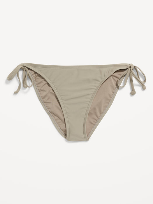 Low-Rise String Bikini Swim Bottoms for Women