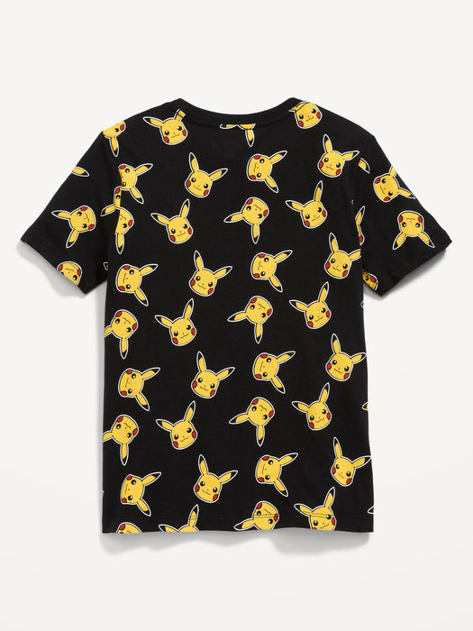 Matching Pokémon™ Pikachu Gender-Neutral Graphic T-Shirt for Kids