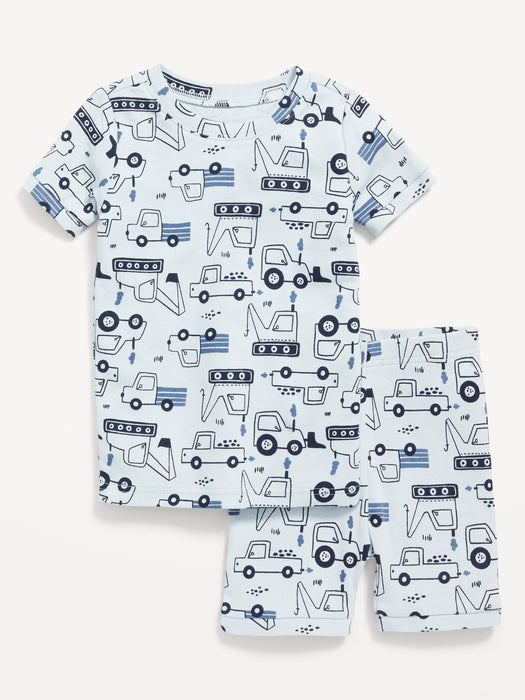 Unisex Snug-Fit Printed Pajama Set for Toddler & Baby