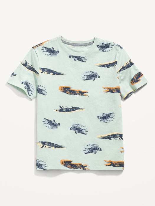 Softest Printed Crew-Neck T-Shirt for Boys