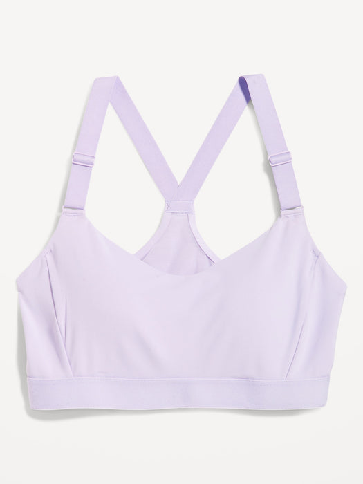 Medium Support PowerSoft Adjustable-Strap Sports Bra for Women 2X-4X