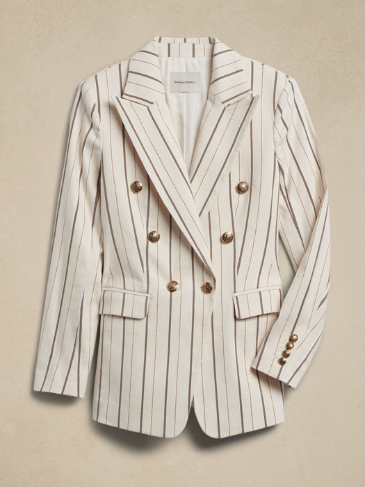 Alva Linen-Cotton Blazer