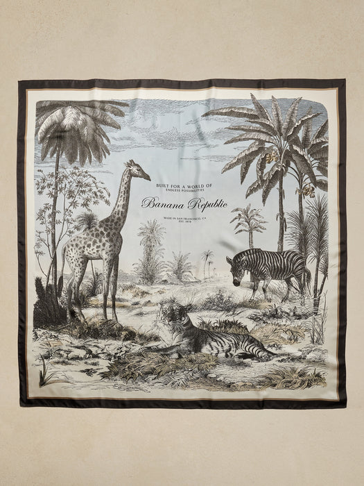 Signature Silk Scarf – Large