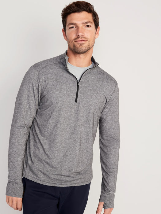 4-Way-Stretch Performance Half-Zip Top for Men