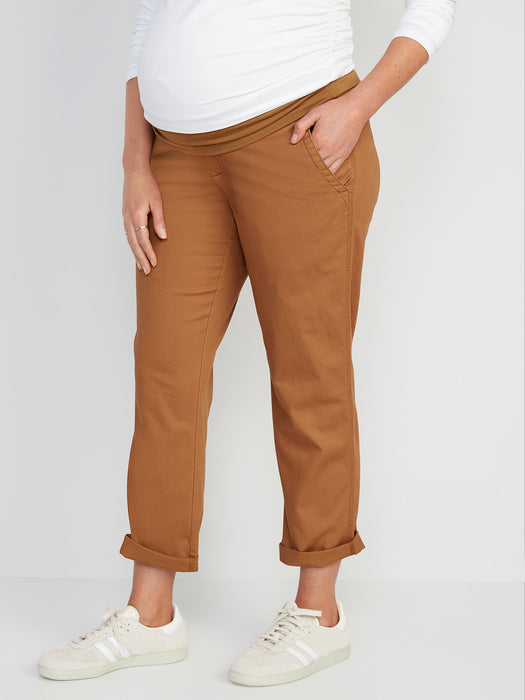 Maternity Rollover-Waist OGC Chino Pants