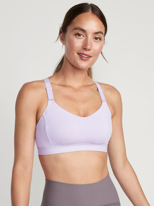 Medium Support PowerSoft Adjustable-Strap Sports Bra XS-XXL