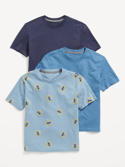 Softest Crew-Neck T-Shirt 3-Pack for Boys