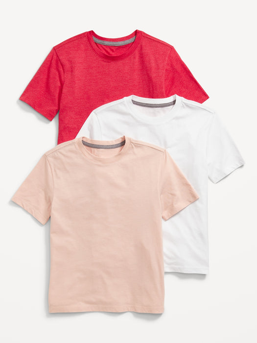 Softest Crew-Neck T-Shirt 3-Pack for Boys