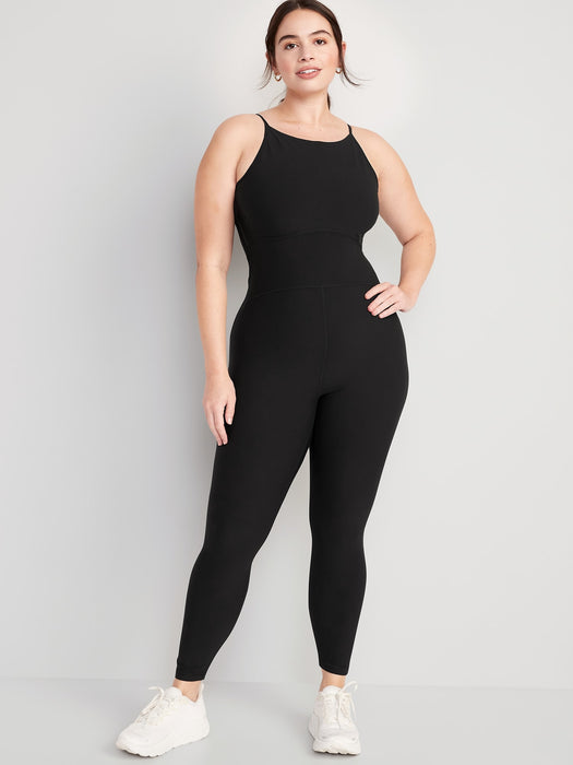 PowerLite Lycra® ADAPTIV Boat-Neck Cropped Bodysuit for Women