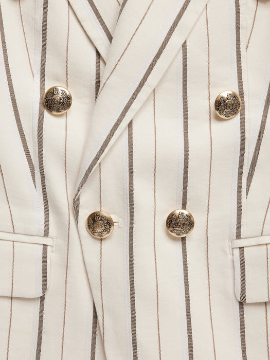 Alva Linen-Cotton Blazer