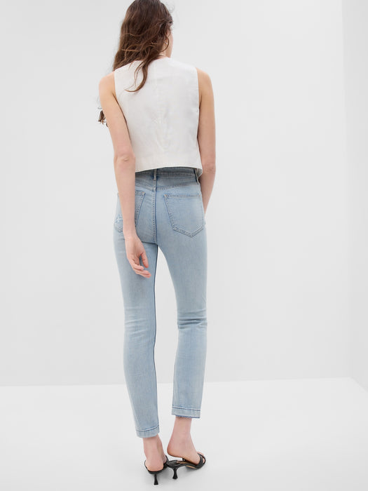 Sky High Rise Vintage Slim Jeans