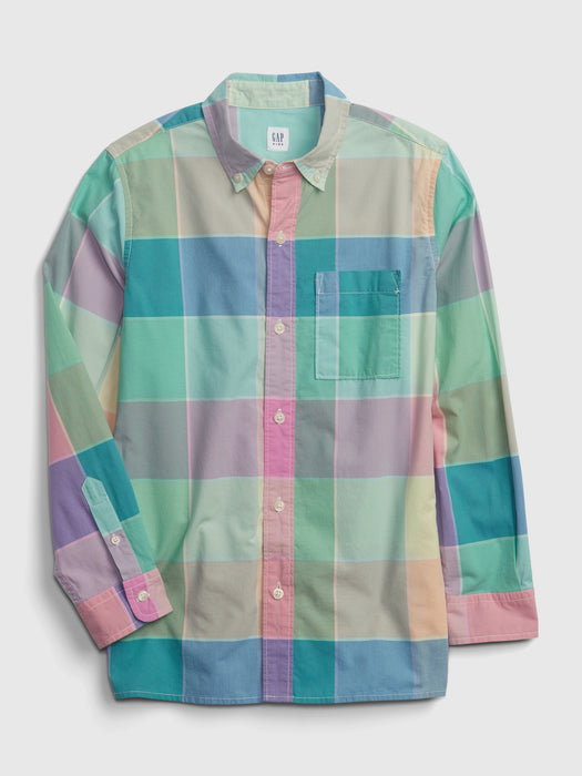 Kids Poplin Shirt