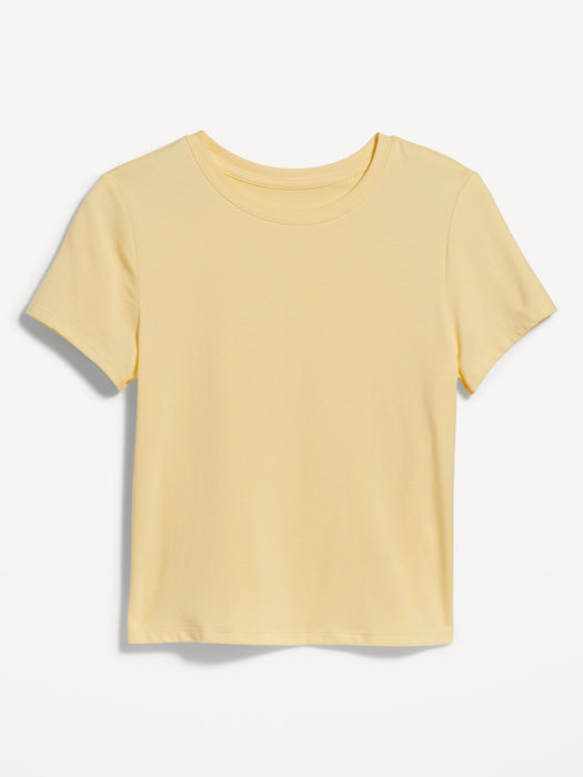Cropped Slim-Fit T-Shirt for Women
