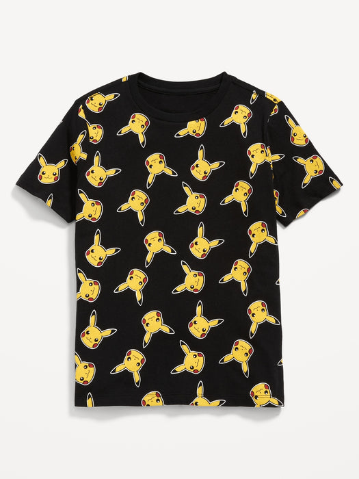 Matching Pokémon™ Pikachu Gender-Neutral Graphic T-Shirt for Kids