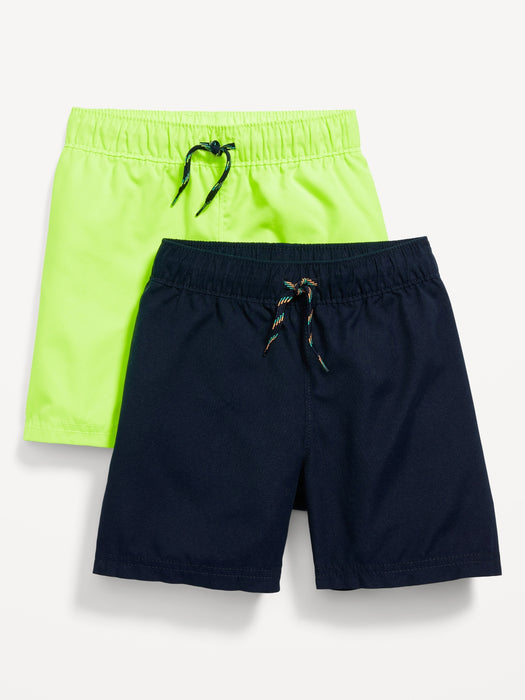 2-Pack Solid Swim Trunks for Toddler & Baby