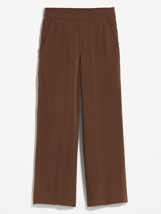 High-Waisted Playa Soft-Spun Wide-Leg Pants for Women