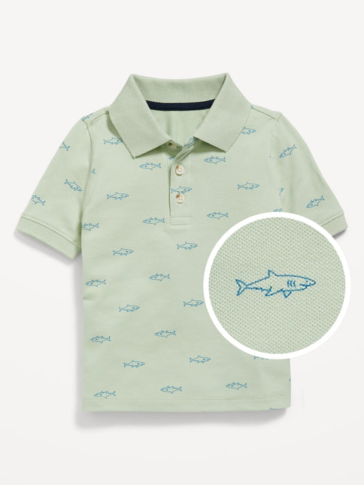 Printed Polo Shirt for Toddler Boys