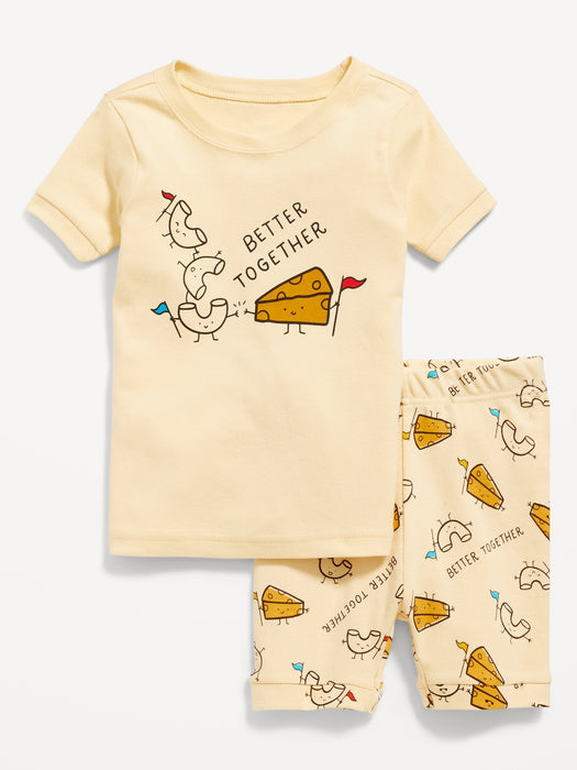 Unisex Snug-Fit Printed Pajama Set for Toddler & Baby