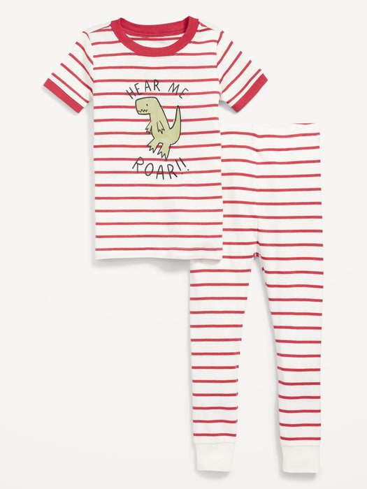 Unisex Printed Snug-Fit Pajama Set for Toddler
