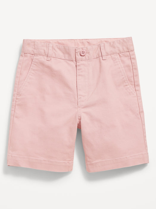 Built-In Flex Straight Twill Shorts for Boys (Above Knee)