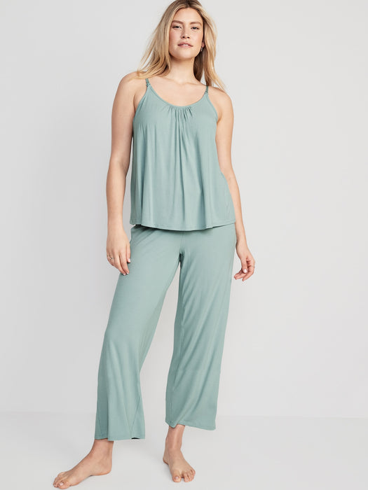 Maternity Sunday Sleep Rib-Knit 3-Piece Lounge Set