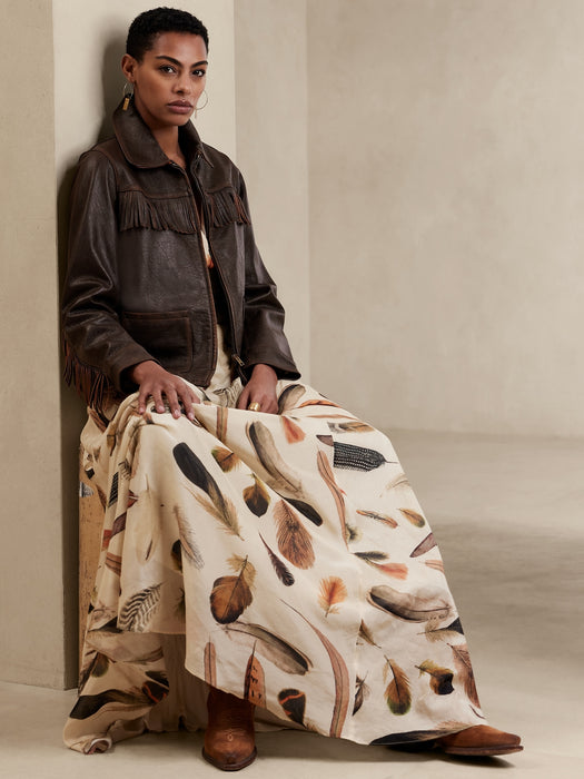 Saguaro Fringe Leather Jacket