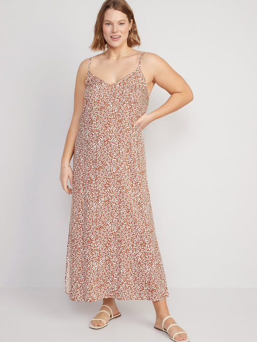 Tie-Back Maxi Slip Dress for Women