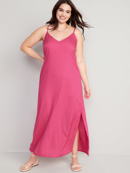 Tie-Back Maxi Slip Dress for Women