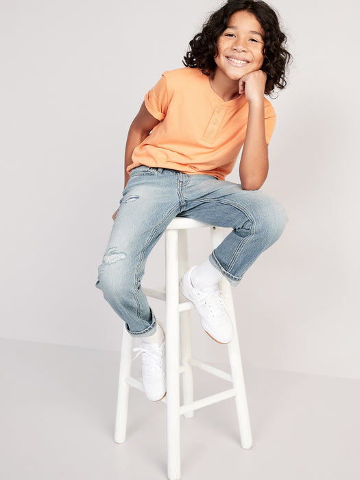 Built-In Flex Loose Straight Jeans for Boys