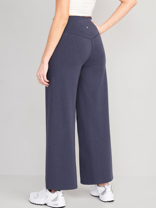 Extra High-Waisted PowerChill Wide-Leg Yoga Pants for Women