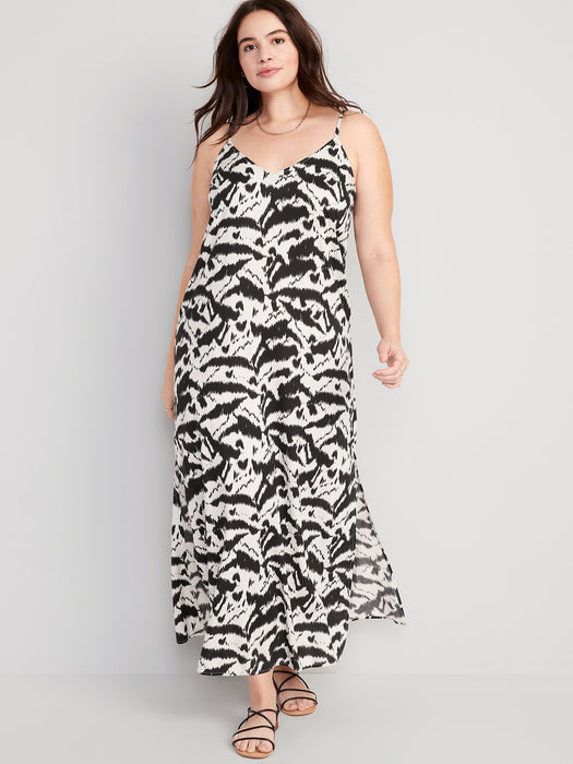 Tie-Back Maxi Slip Dress