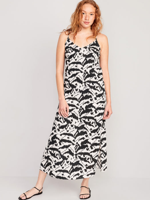 Tie-Back Maxi Slip Dress for Women