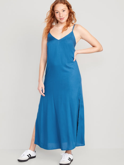 Tie-Back Maxi Slip Dress for Women