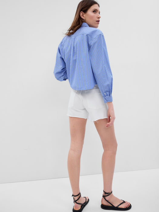 4" Low Rise Stride Denim Shorts