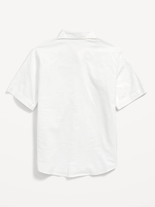 Short-Sleeve Oxford Shirt for Boys