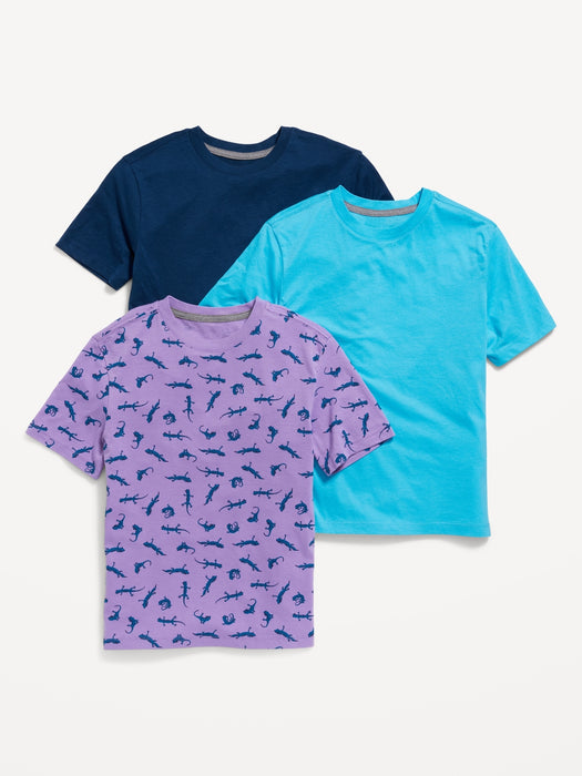 Softest Crew-Neck T-Shirt 3-Pack for Boys