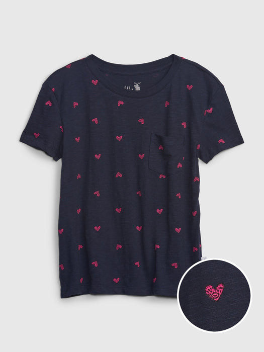 Gap &#215 Frank Ape Kids 100% Organic Cotton Pocket T-Shirt