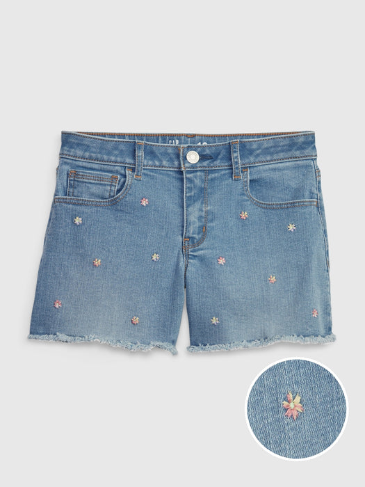 Kids Midi Denim Shorts