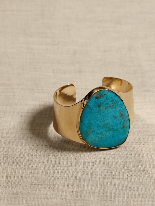 Modern Turquoise Cuff | Aureus + Argent