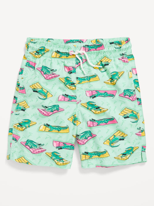 Printed Swim Trunks for Boys