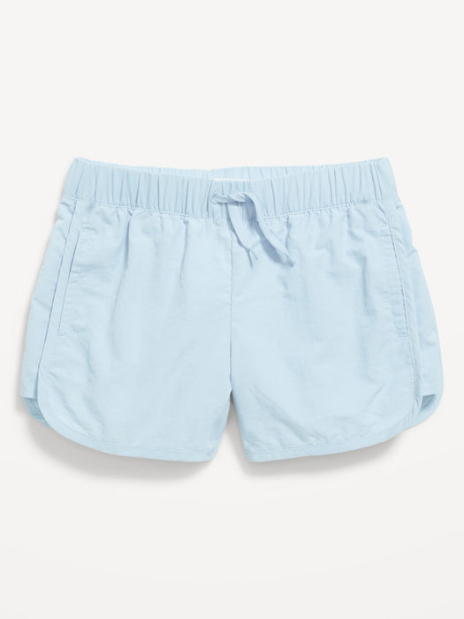 Dolphin-Hem Board Shorts for Girls