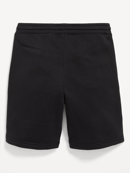 Flat-Front Fleece Jogger Shorts for Boys (At Knee)