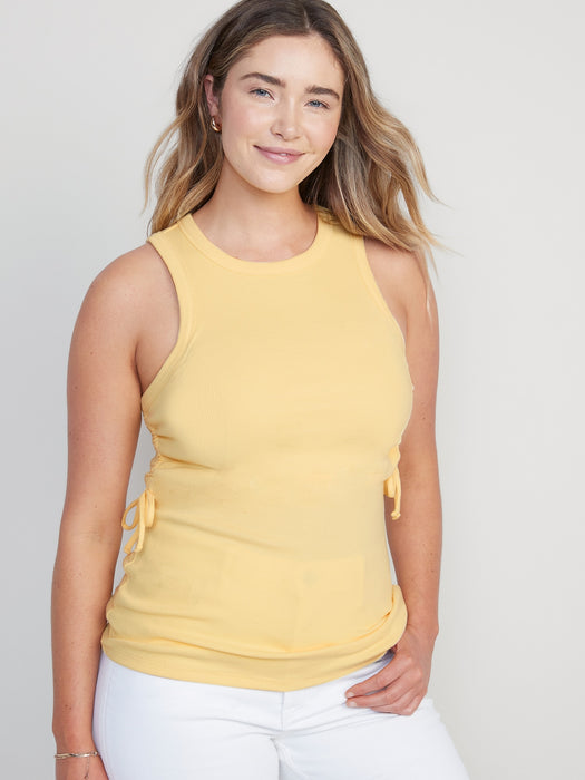 Maternity EveryWear Sleeveless Tie-Side Nursing Top