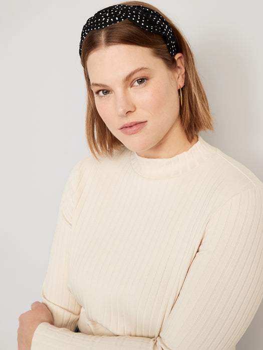 Printed Fabric-Covered Headband for Women