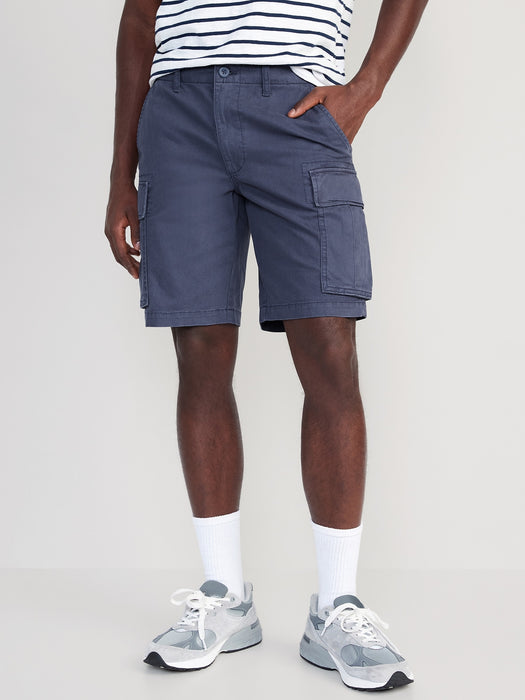 Relaxed Lived-In Cargo Shorts for Men -- 10-inch inseam
